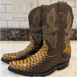 Bogotá Guerreho’s Authentic Leather Cowboy Boots- Toddler 8
